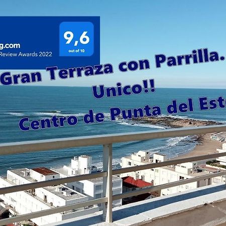 Penthouse Centrico Con Vista Al Mar, Parrilla Privada Y Terraza Espaciosa Punta del Este Kültér fotó